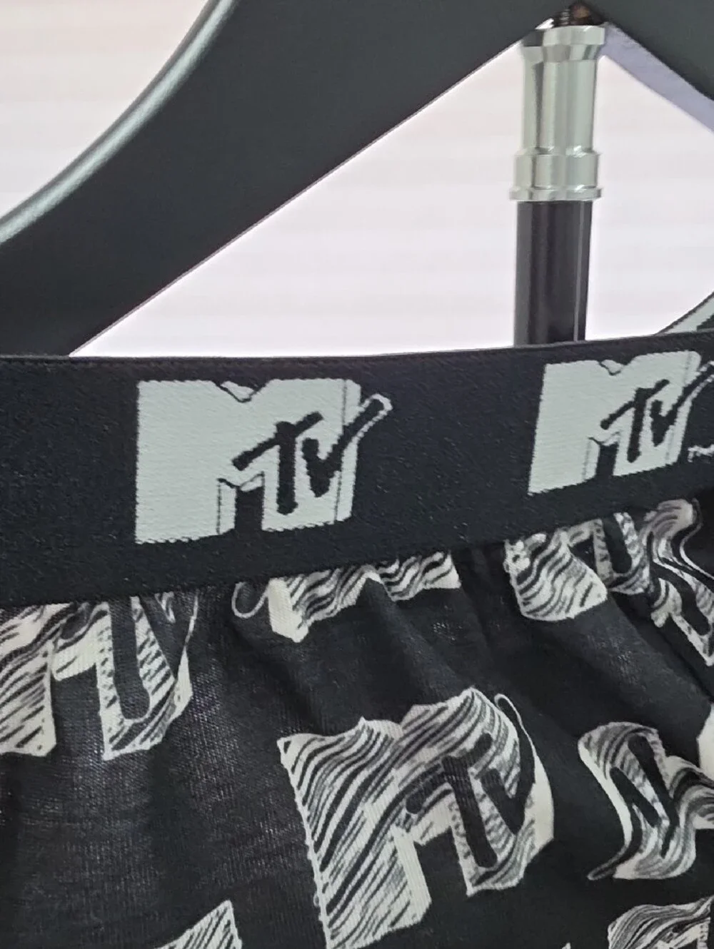MTV Black and White Logo Pajamas